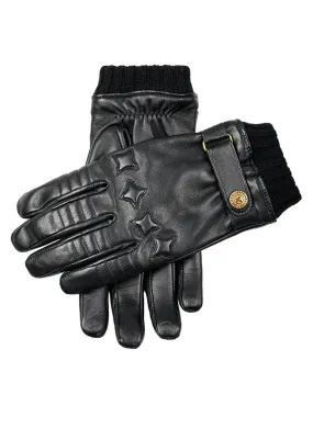 Men's The Suited Racer Touchscreen Cashmere-Lined Leather Driving Gloves