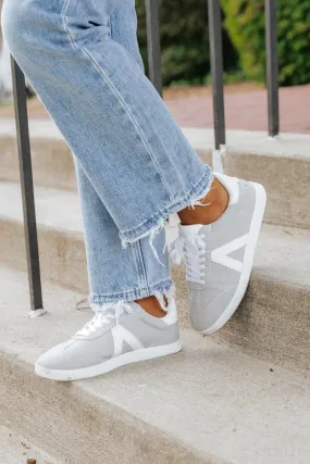 MIA Zena Grey Lace-Up Sneakers - FINAL SALE