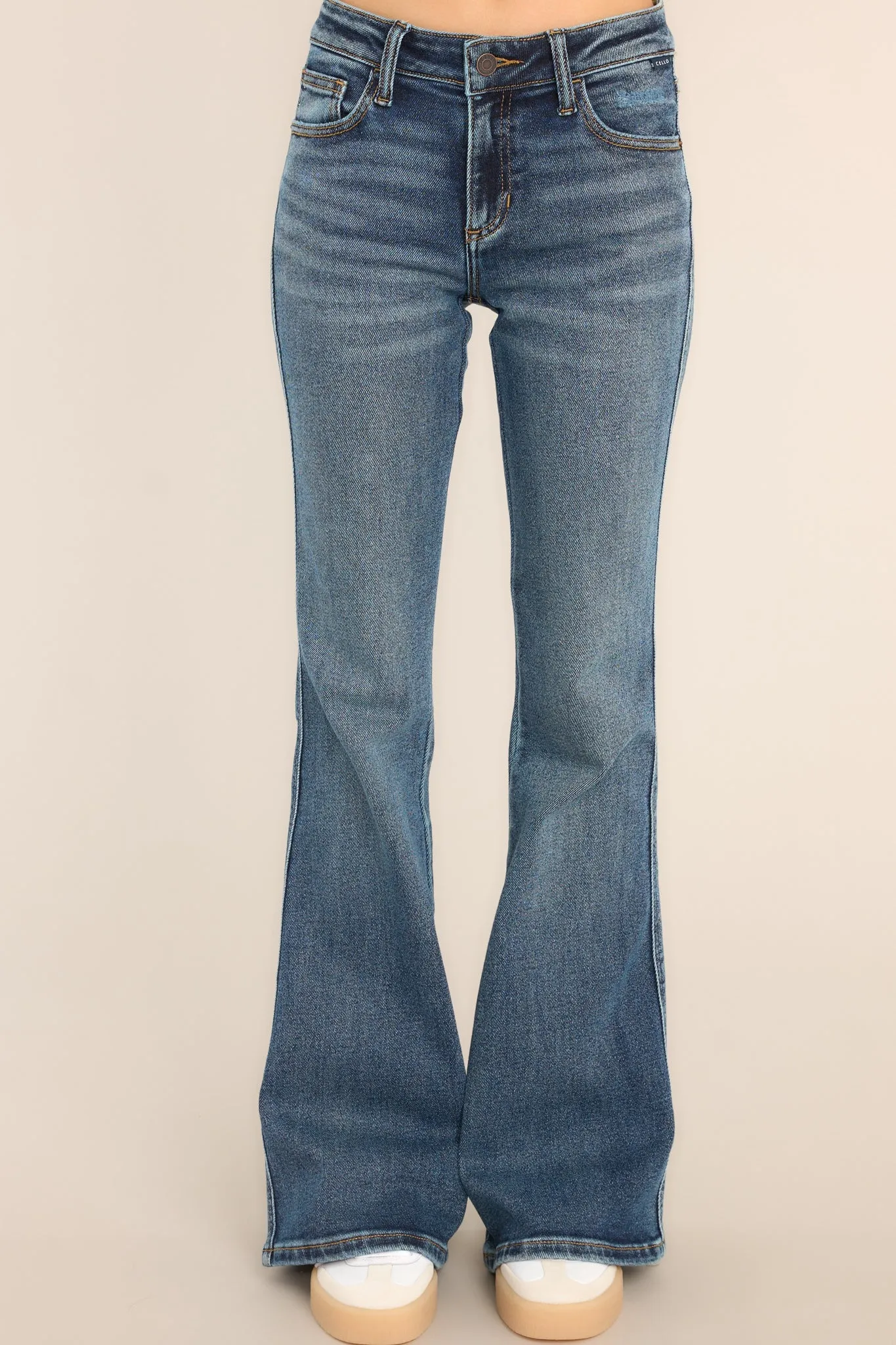 Next Flight Dark Wash Stretch Flare Jeans