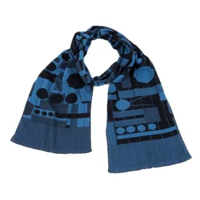 NUNO Scarf: "Kites" (Blue/Black)