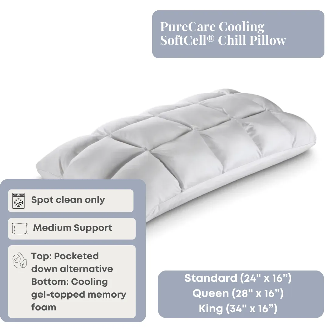 PureCare Cooling SoftCell® Chill Pillow