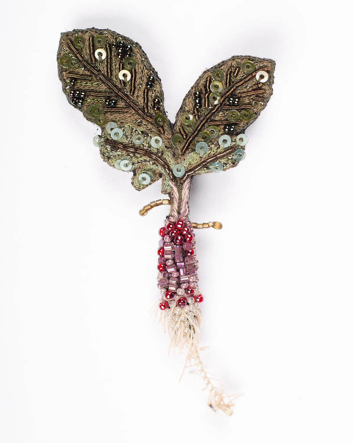 radish brooch