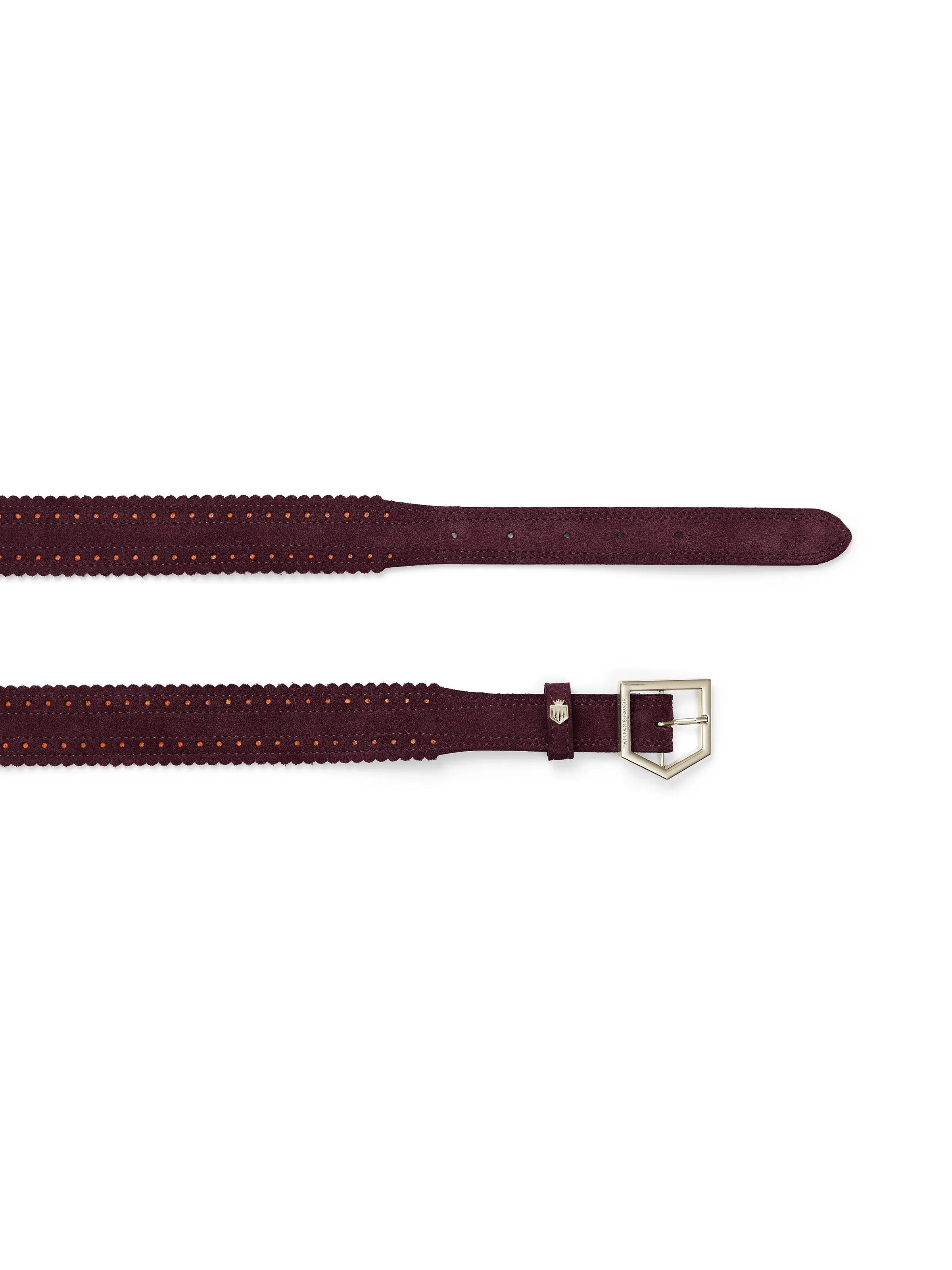 Regina Belt - Plum Suede