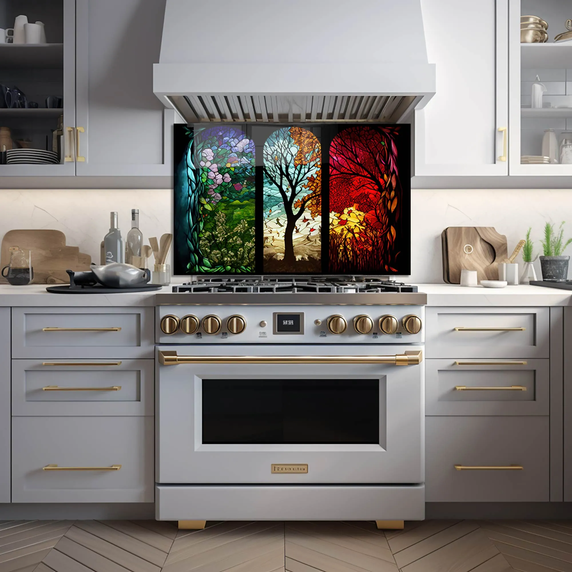 Seasons of Tree II - Glass Splashback