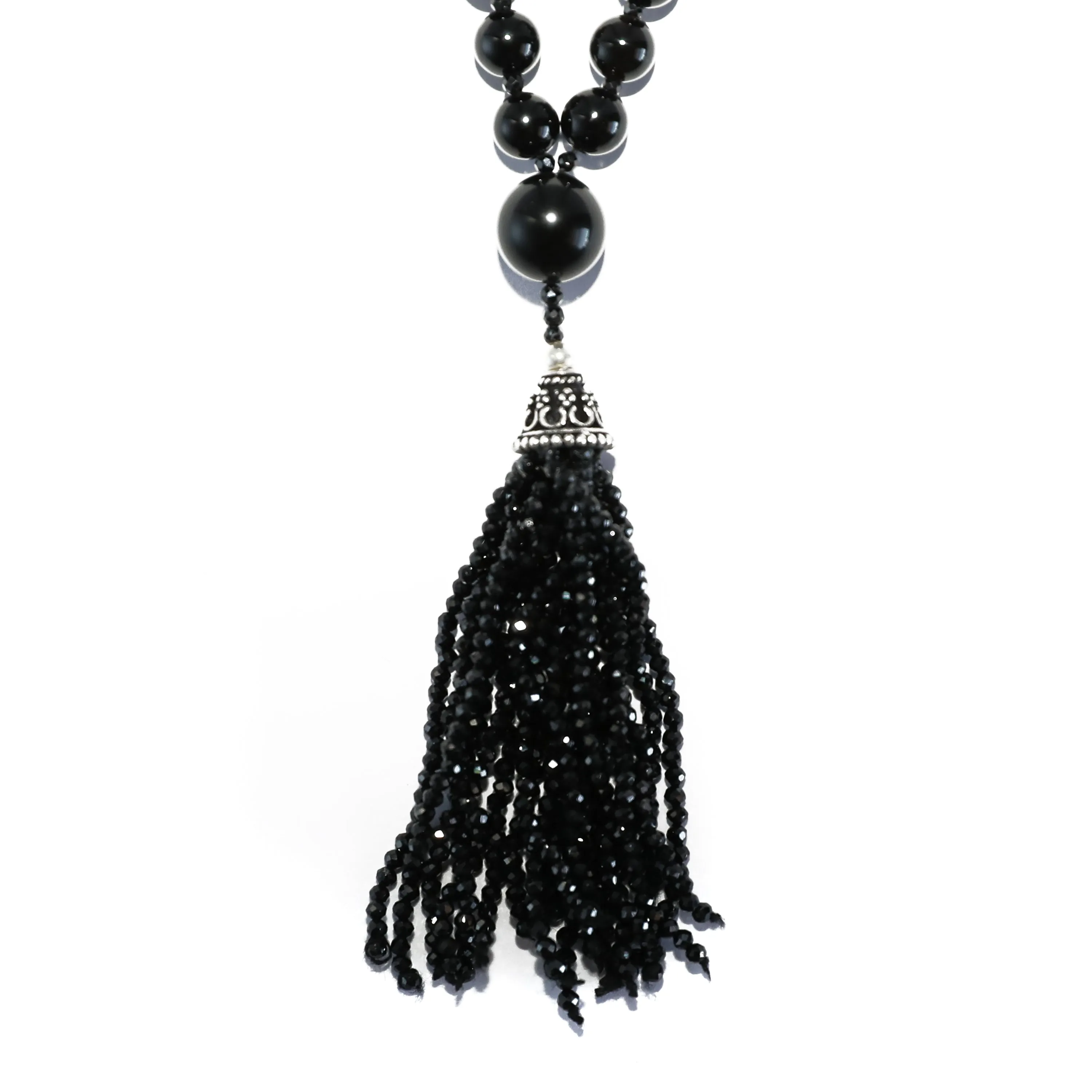 Semi Precious Black Onyx Mala