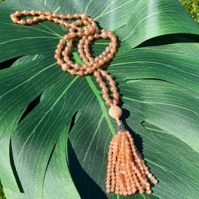 Semi Precious Druzy Stone Mala