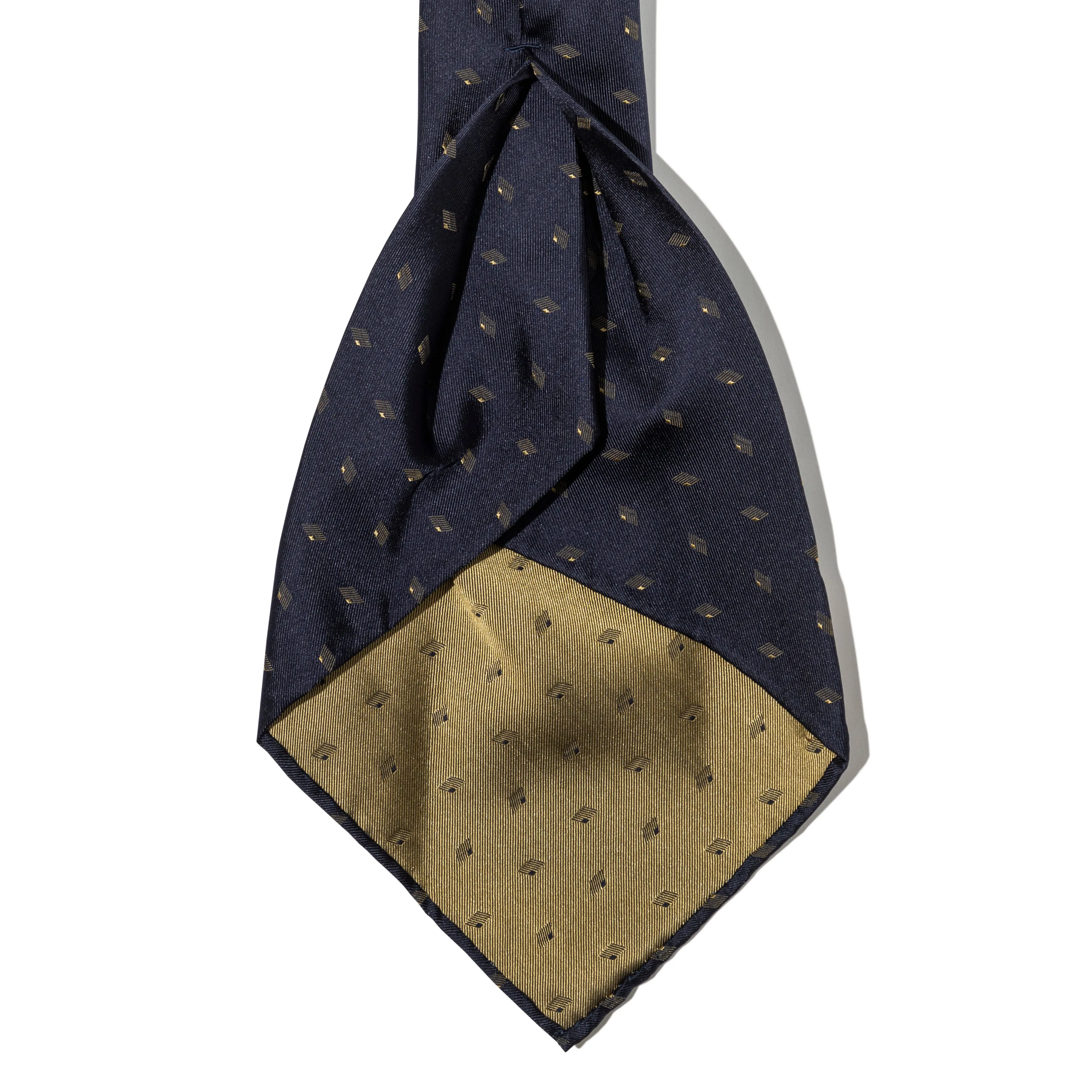 Silk Jacquard Geometric Seven-fold Tie