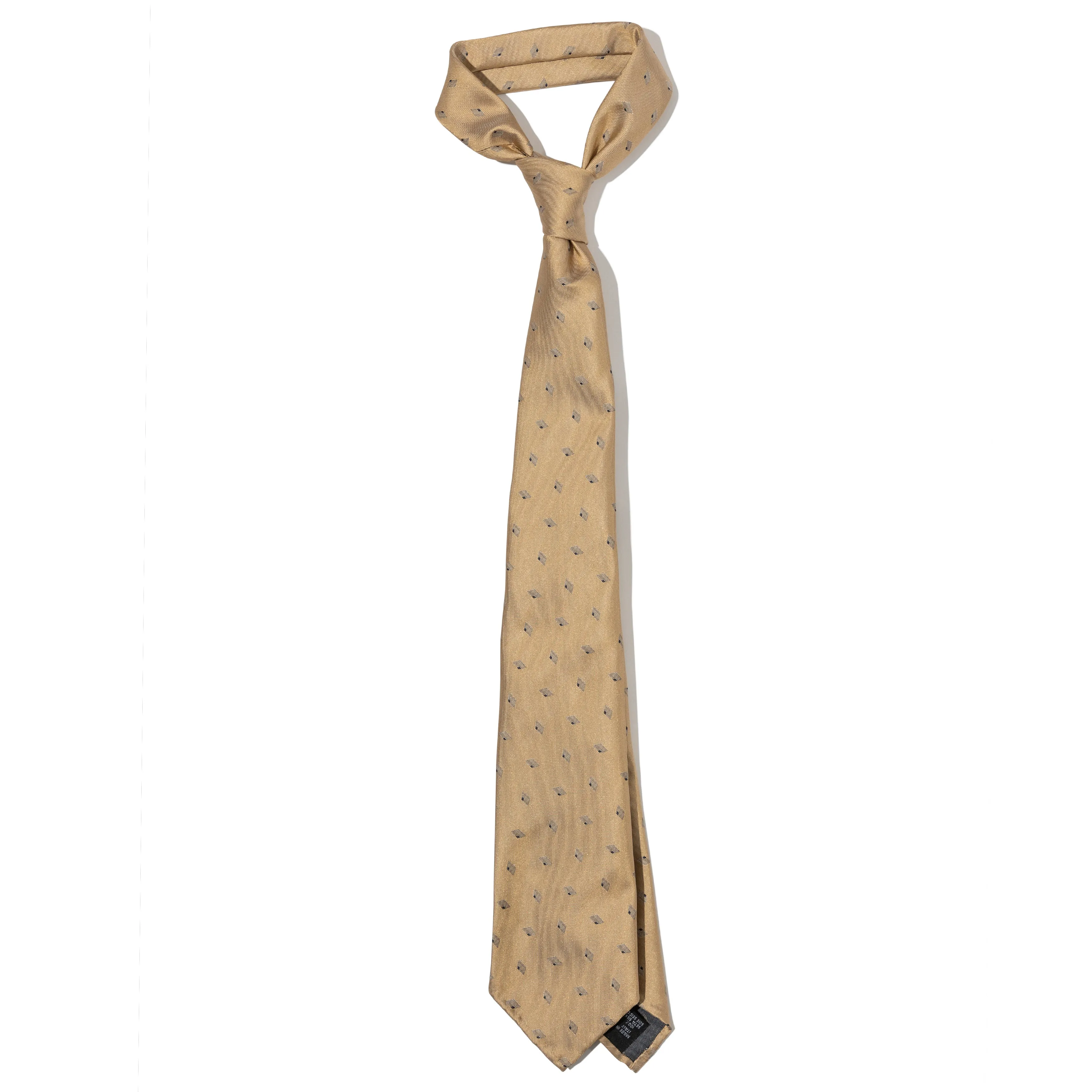 Silk Jacquard Geometric Seven-fold Tie