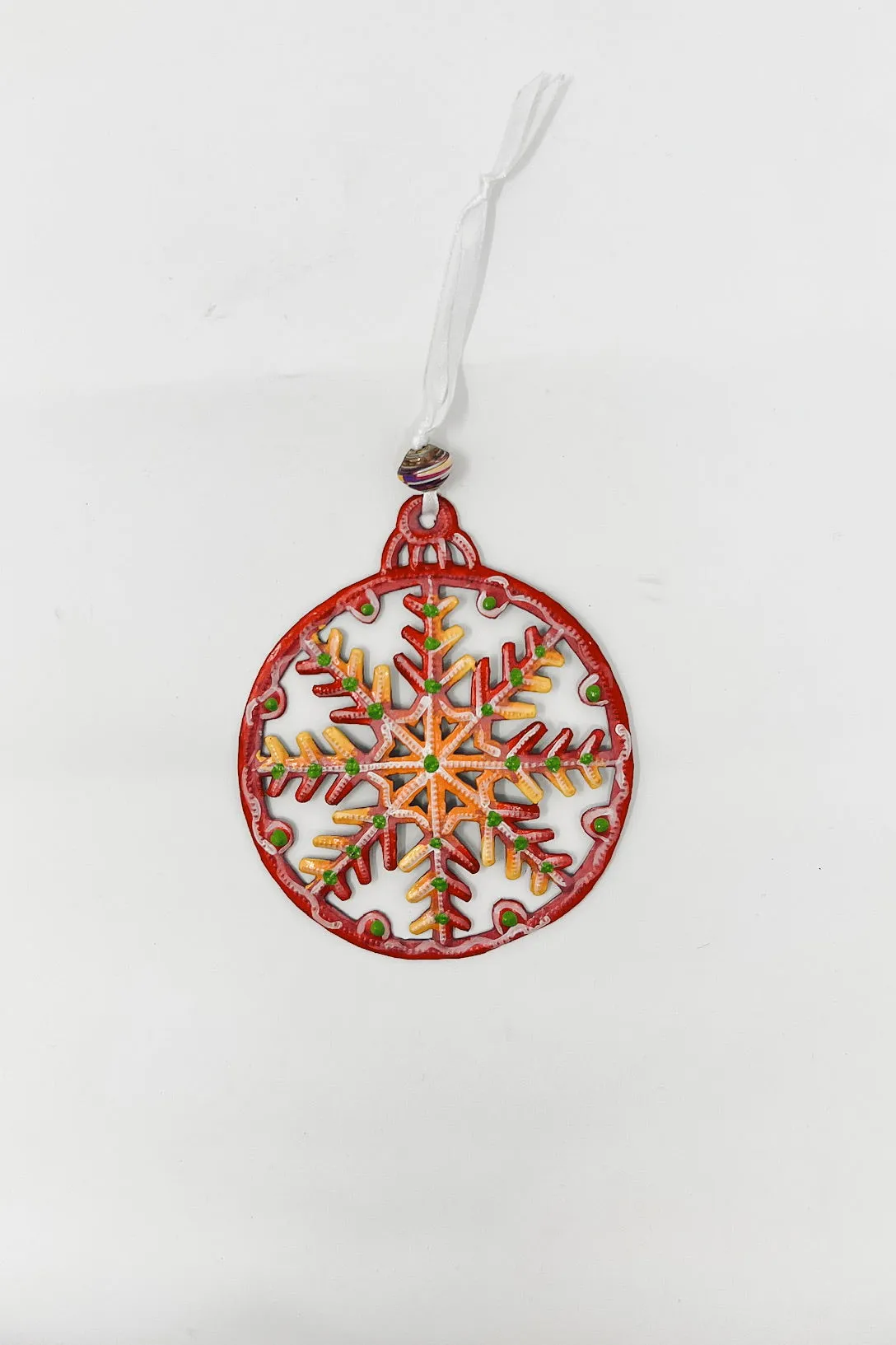 Snowflake Bulb Ornament