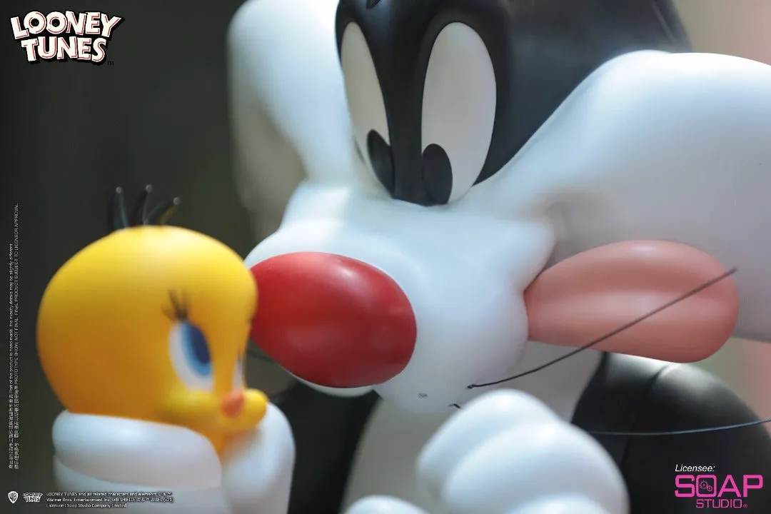 Soap Studio CA139 Looney Tunes: Sylvester & Tweety Sweet Pairing Figure Statue