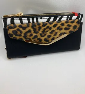 “Tawny” Animal Instincts Wallet- Black