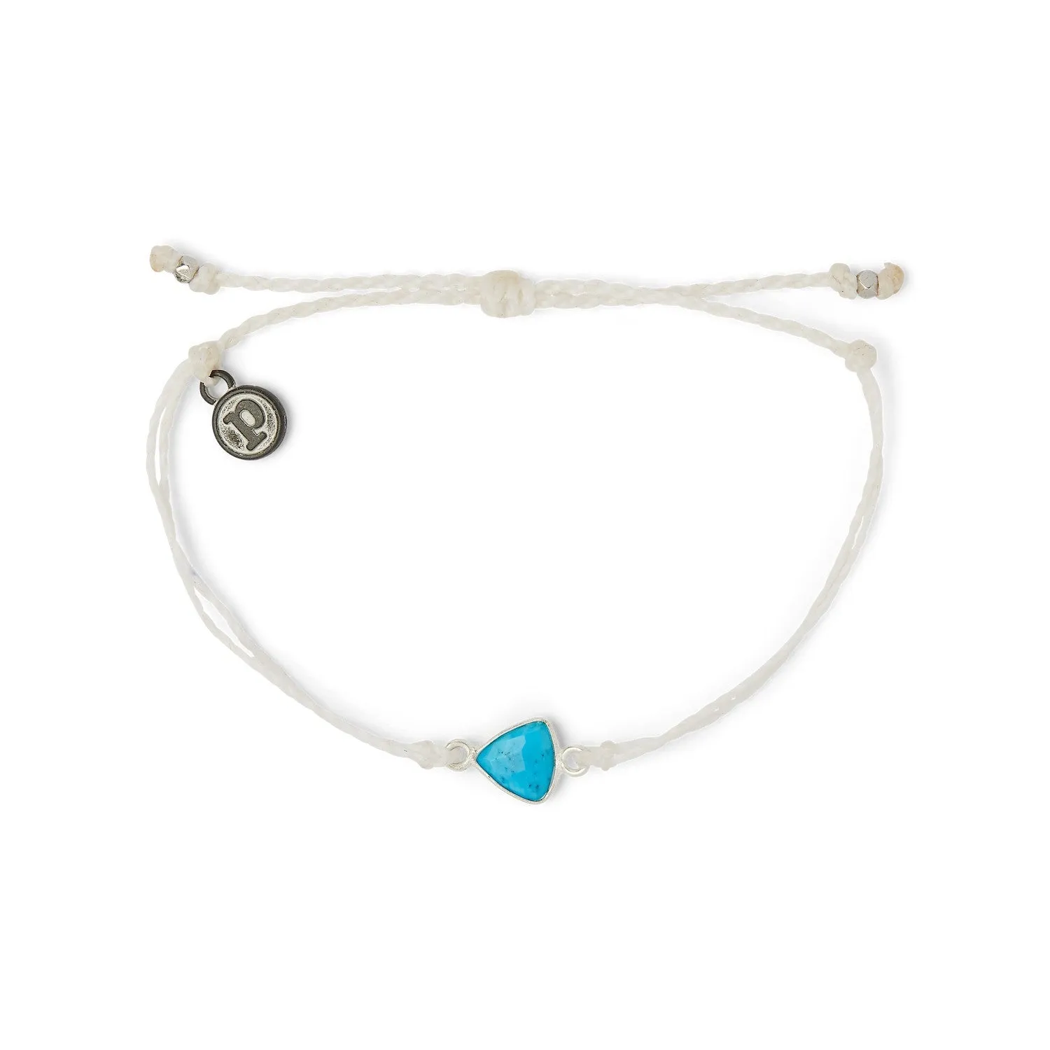 TURQUOISE TRIANGLE CHARM BRACELET | PURA VIDA