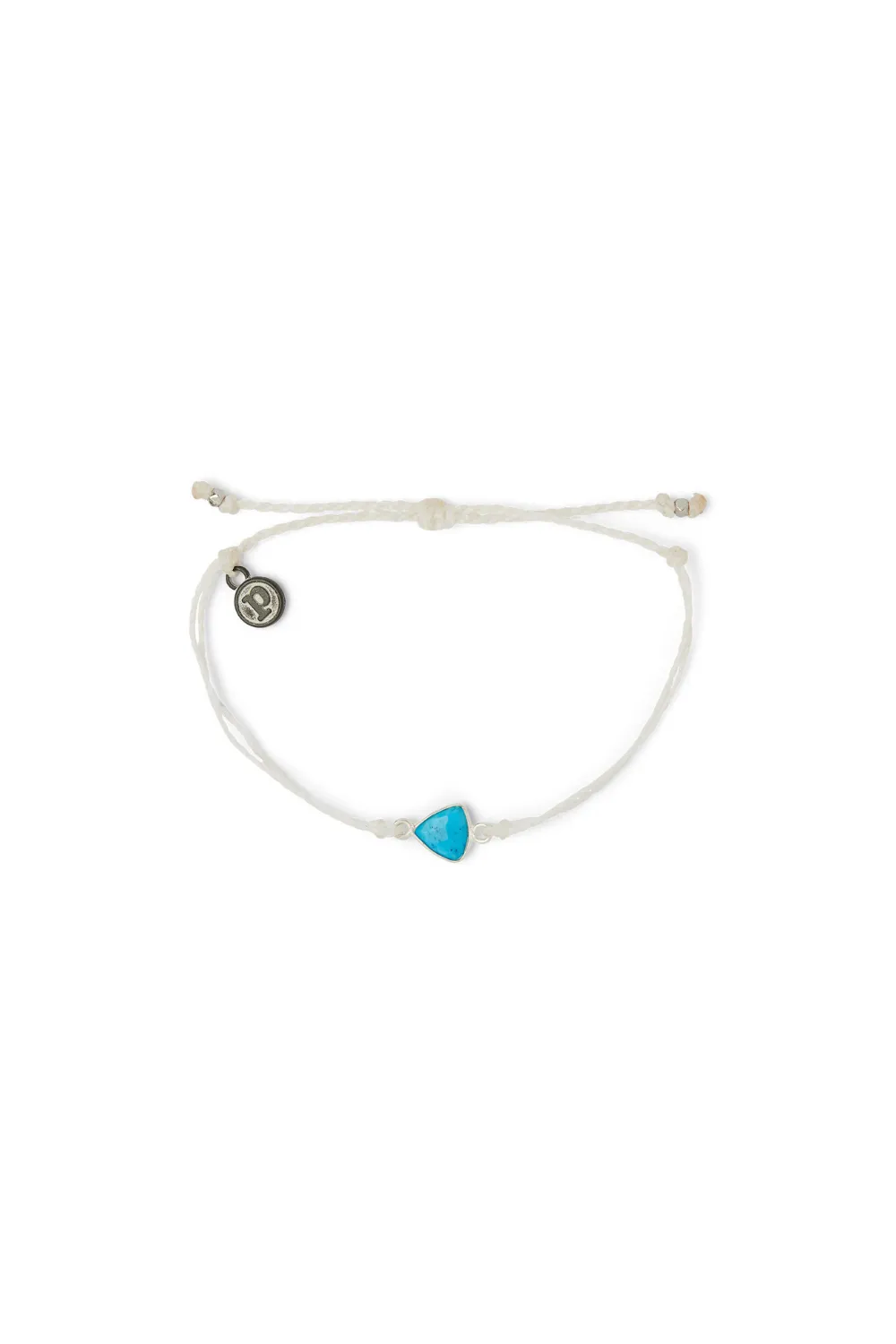 TURQUOISE TRIANGLE CHARM BRACELET | PURA VIDA