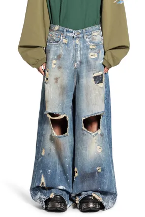 VETEMENTS MAN BLUE JEANS