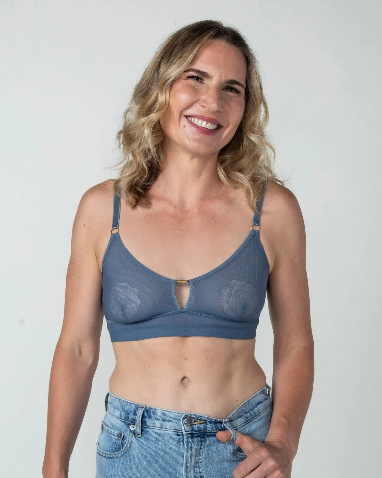 Victoria Mesh Keyhole Bralette