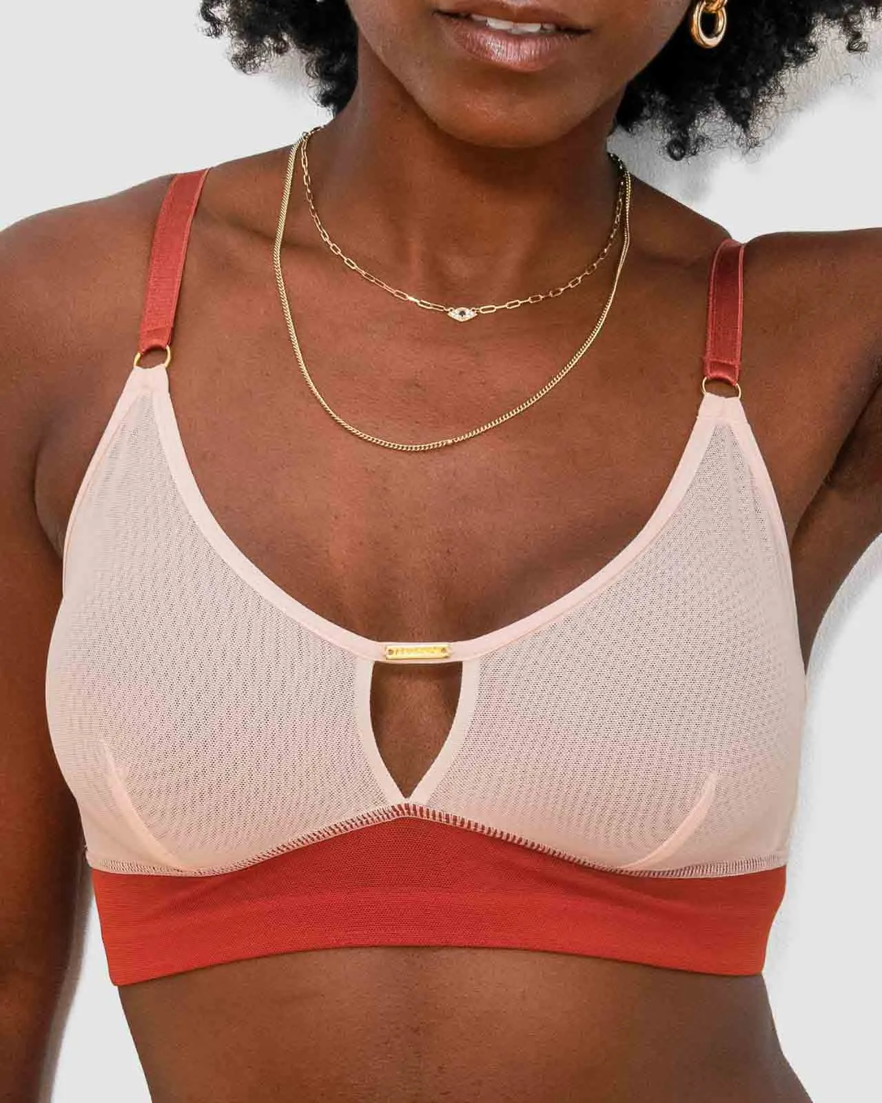 Victoria Mesh Keyhole Bralette