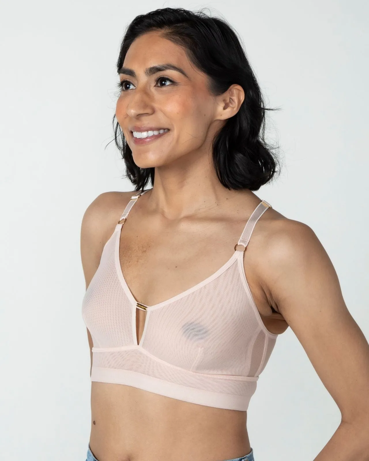 Victoria Mesh Keyhole Bralette