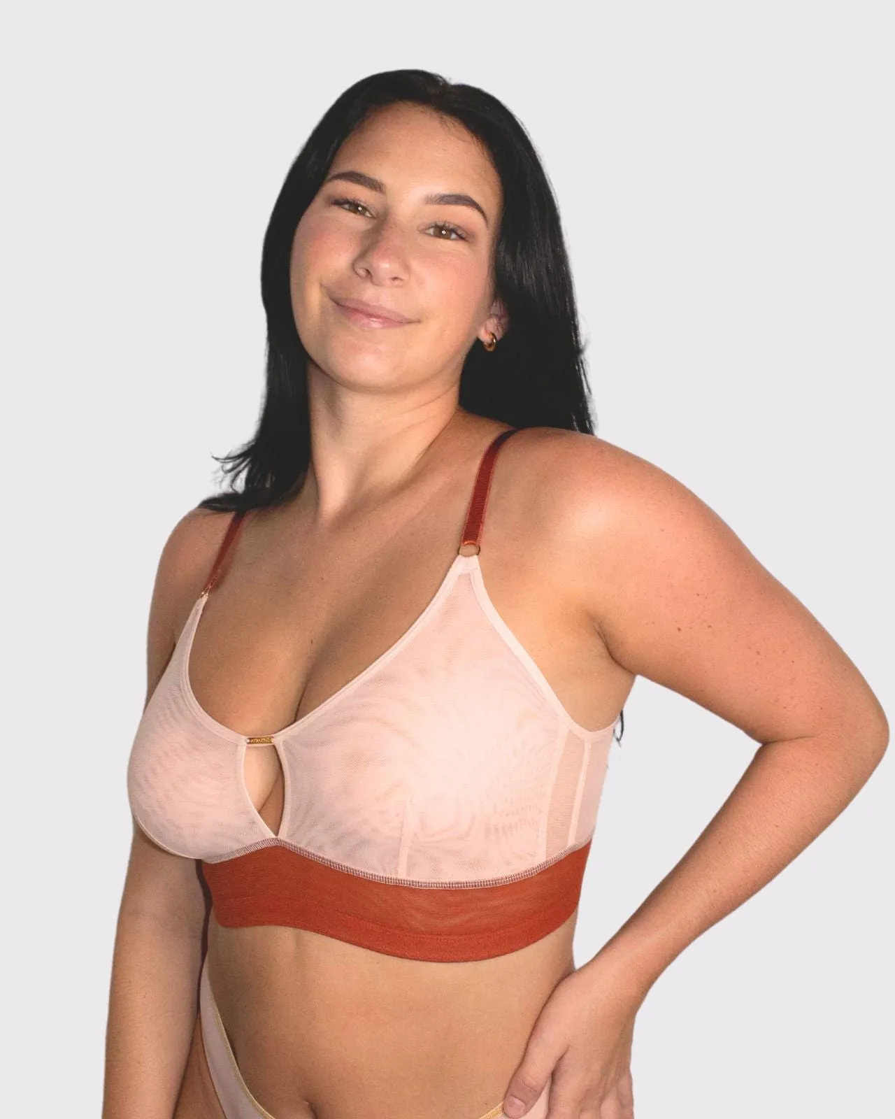 Victoria Mesh Keyhole Bralette