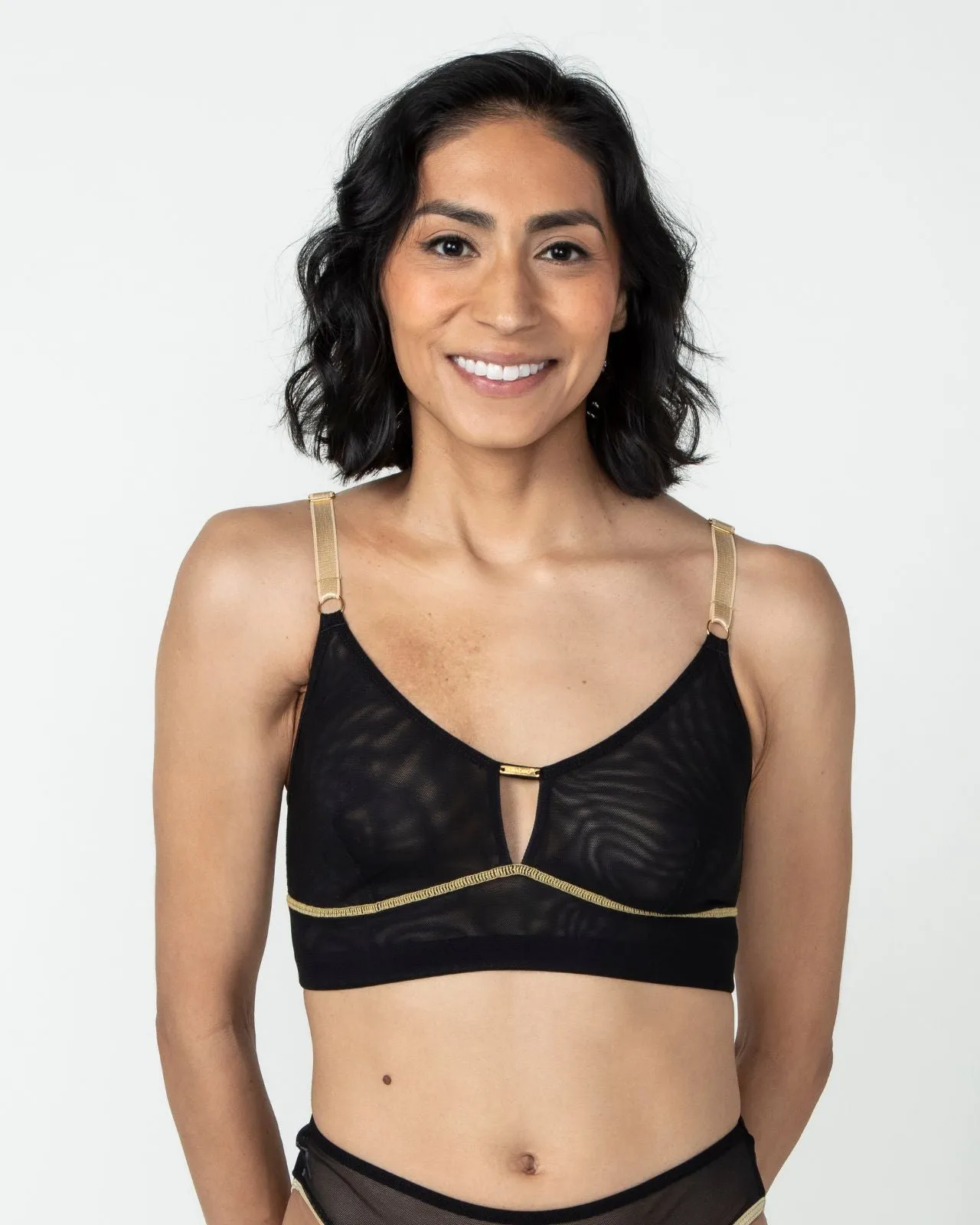 Victoria Mesh Keyhole Bralette