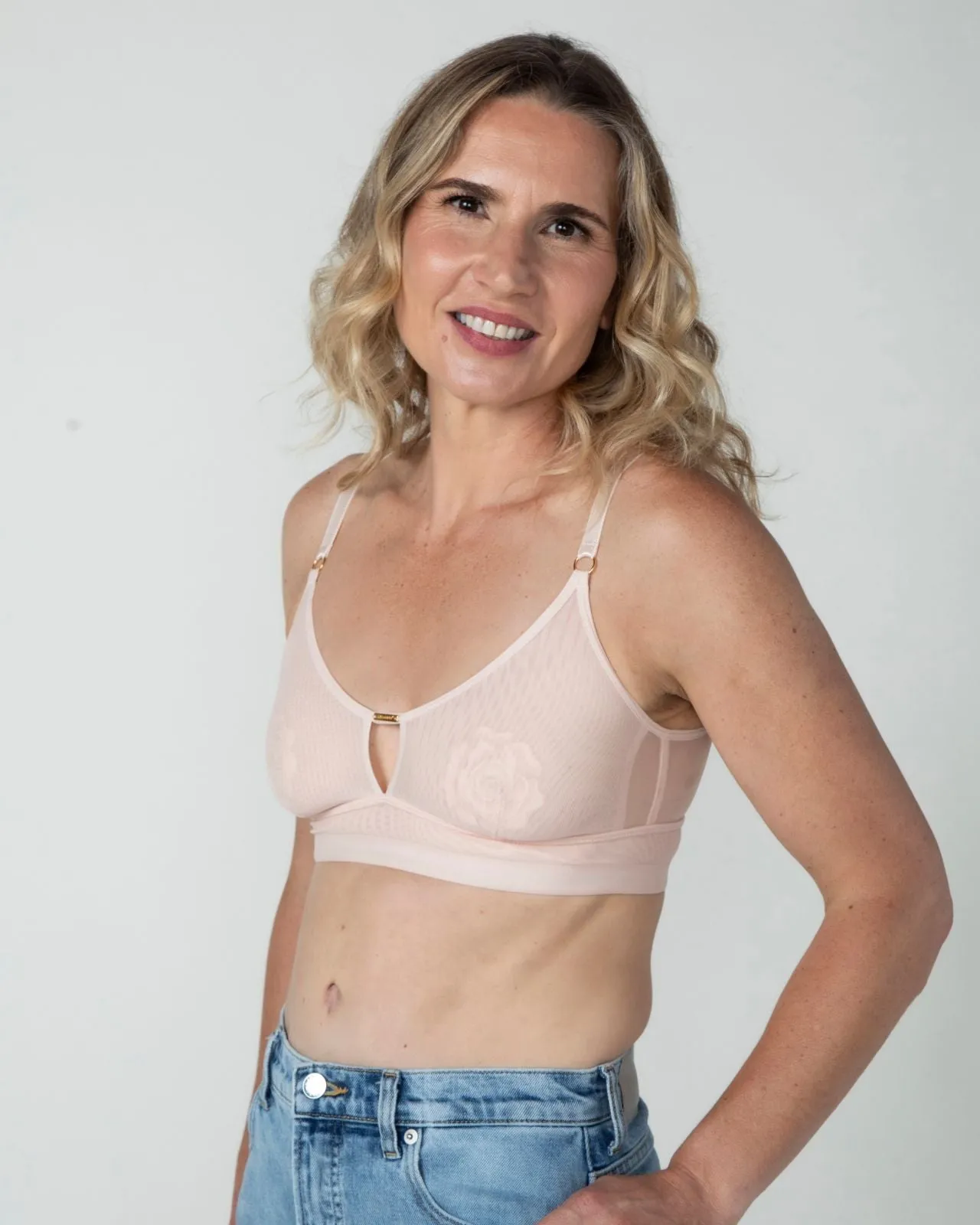 Victoria Mesh Keyhole Bralette