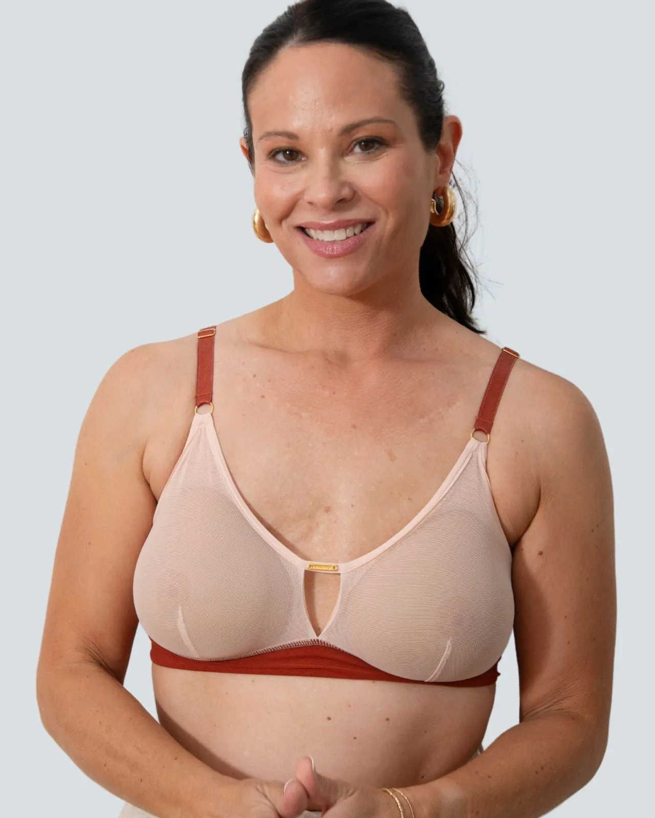 Victoria Mesh Keyhole Bralette