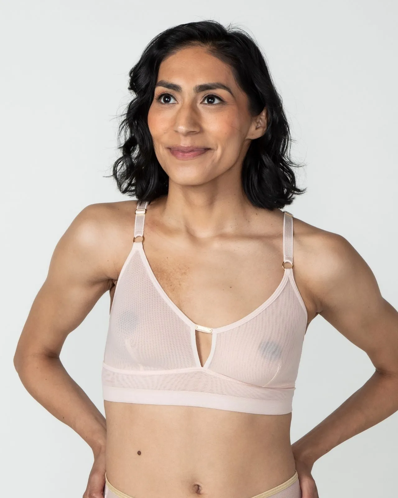 Victoria Mesh Keyhole Bralette