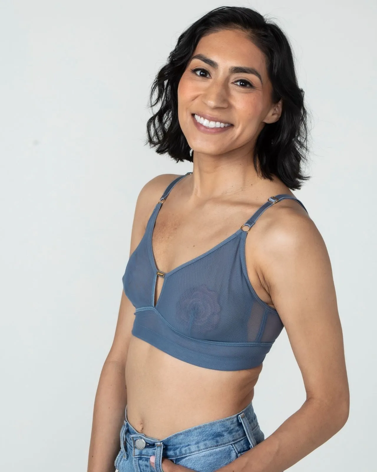 Victoria Mesh Keyhole Bralette