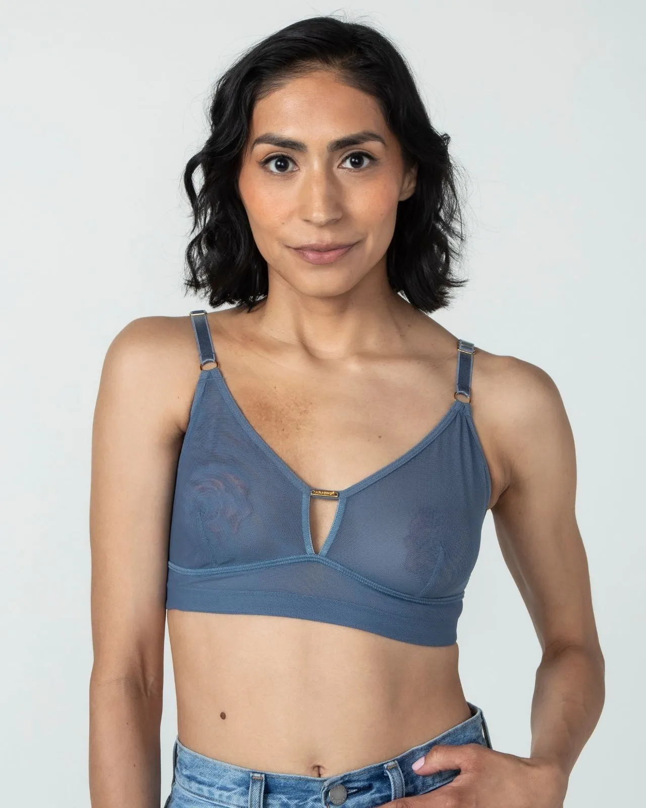 Victoria Mesh Keyhole Bralette