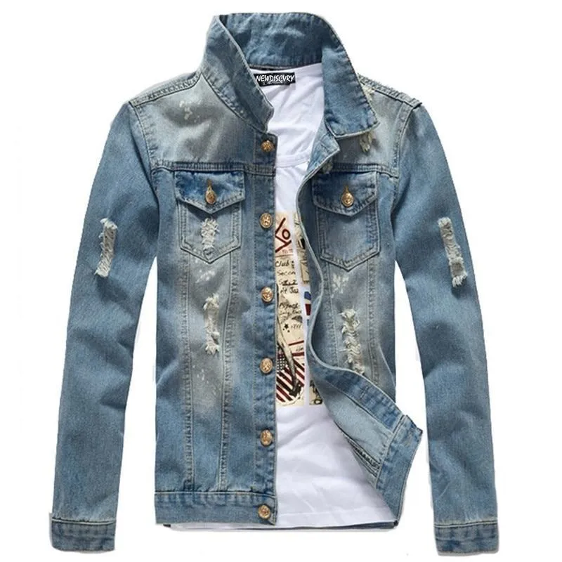 Warm Men's Denim Jacket