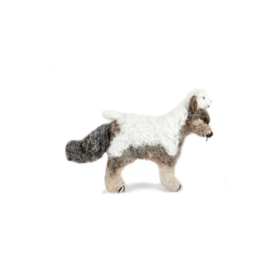 Wolf in Sheep's Clothing Figurine and Ornament